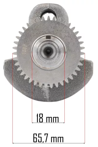 Főtengely GX160 benzinmotorhoz, 19 mm-es kúpos tengelyvég – Powermat (PM-GX160-WK19)