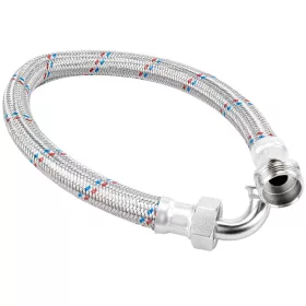   Rezgéscsillapító flexibilis tömlő, könyökös, hidrofor szivattyúhoz, 1 m, 1" – Powermat (PM-HD-WA-K)