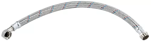 Rezgéscsillapító flexibilis tömlő, könyökös, hidrofor szivattyúhoz, 1 m, 1" – Powermat (PM-HD-WA-K)