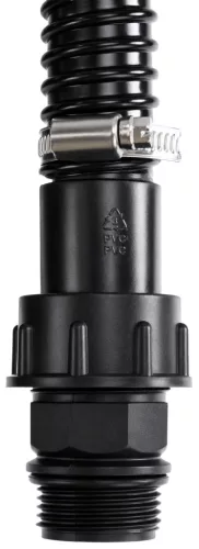 Szívótömlő hidroforhoz 7 m, 1", visszacsapó szeleppel, szűrőkosárral, fekete – Powermat (PM-HD-WS-71C)