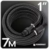 Szívótömlő hidroforhoz 7 m, 1", visszacsapó szeleppel, szűrőkosárral, fekete – Powermat (PM-HD-WS-71C)