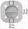 Hengerfej PM-KO-100T/150T/200T kompresszorhoz, 125 × 120 mm – Powermat (PM-KO-100T-150T-200T-230/400V-GC)