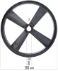 Szíjtárcsa PM-KO-100T/150T/200T kompresszorhoz, Ø 260 mm, öntöttvas – Powermat (PM-KO-100T-150T-200T-230/400V-KP)