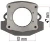 Henger PM-KO-100T-V2 kompresszorhoz, 47 mm-es dugattyúhoz – Powermat (PM-KO-100T-V2-CY)