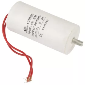   Motorkondenzátor 70 µF, 250 V, CBB60, PM-KO-100T-V2 kompresszorhoz – Powermat (PM-KO-100T-V2-KN)