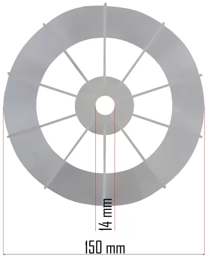 Hűtőventilátor PM-KO-24T és PM-KO-50T kompresszorhoz, 150 mm – Powermat (PM-KO-24T-50T-WEN)