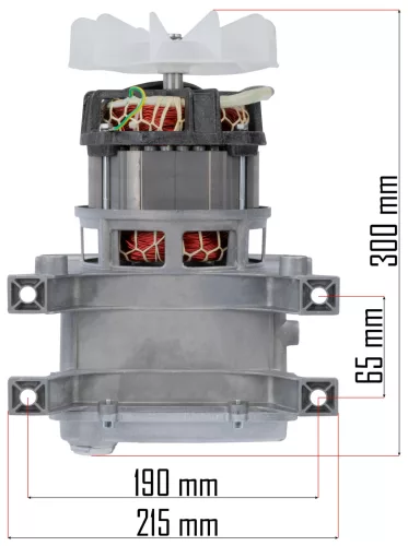 Sűrítő egység motorral PM-KO-24T kompresszorhoz, 206 l/perc, 1,85 kW, 230 V – Powermat (PM-KO-24T-SPR)