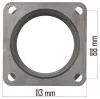 Henger PM-KO-300T-400V kompresszorhoz, 90 mm-es dugattyúhoz – Powermat (PM-KO-300T-400V-CY)