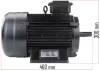 Villanymotor PM-KO-300T-400V kompresszorhoz, 7,5 kW, 400 V, 15 A – Powermat (PM-KO-300T-400V-SI)