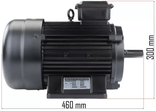 Villanymotor PM-KO-300T-400V kompresszorhoz, 7,5 kW, 400 V, 15 A – Powermat (PM-KO-300T-400V-SI)