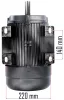 Villanymotor PM-KO-300T-400V kompresszorhoz, 7,5 kW, 400 V, 15 A – Powermat (PM-KO-300T-400V-SI)