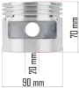 Dugattyú gyűrűkkel PM-KO-300T-400V kompresszorhoz, 90 mm – Powermat (PM-KO-300T-400V-TK)