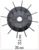 Hűtőventilátor PM-KO-50T-V2 és PM-KO-100T-V2 kompresszorhoz, 210 mm – Powermat (PM-KO-50T-V2-100T-V2-WEN)