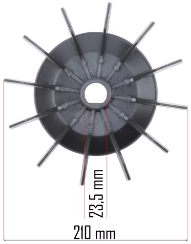 Hűtőventilátor PM-KO-50T-V2 és PM-KO-100T-V2 kompresszorhoz, 210 mm – Powermat (PM-KO-50T-V2-100T-V2-WEN)
