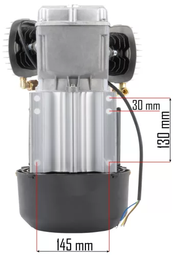 Kompresszorfej motorral PM-KO-50T-V2 kompresszorhoz, 2,2 kW, 230 V, 392 l/perc – Powermat (PM-KO-50T-V2-SPR)