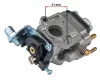 Karburátor benzines fűkaszához és szegélynyíróhoz, max. 52 cm³ motorhoz, PM-KS-600T – Powermat (PM-KS-600T-GA)