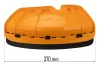 Védőburkolat késsel és fésűvel benzines fűkaszához, 26 mm-es szárra, PM-KS-600T – Powermat (PM-KS-600T-OK)