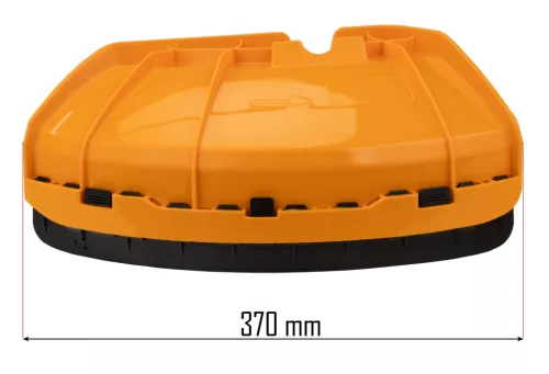 Védőburkolat késsel és fésűvel benzines fűkaszához, 26 mm-es szárra, PM-KS-600T – Powermat (PM-KS-600T-OK)