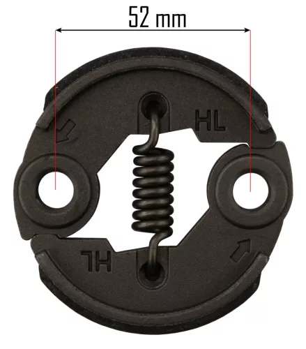 Centrifugális kuplung benzines fűkaszához, 75 mm, 52 mm furattáv, PM-KS-600T – Powermat (PM-KS-600T-SP)