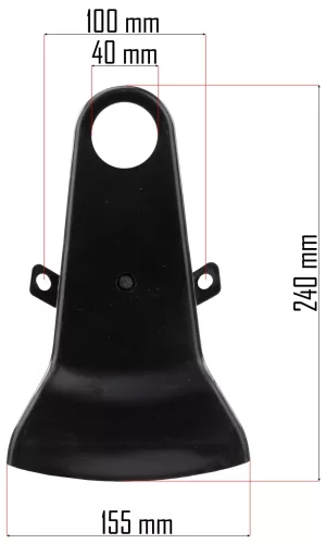 Ékszíjvédő burkolat PM-KSS-5S benzines fűnyíróhoz, 240 × 155 mm – Powermat (PM-KSS-5S-OP)