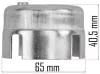 Késtartó agy (késhajtó) PM-KSS-5S benzines fűnyíróhoz, 65 mm – Powermat (PM-KSS-5S-ZB)