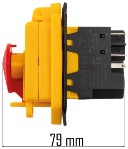 Főkapcsoló PM-MTM-550T fémesztergához, 230 V – Powermat (PM-MTM-550T-WY)