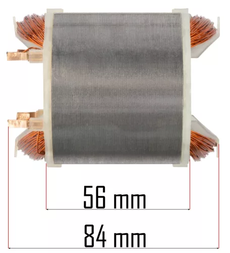 Állórész (sztátor) PM-MU-2600T bontókalapácshoz, 41 mm-es rotorfurat – Powermat (PM-MU-2600T-SN)