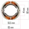 Állórész (sztátor) PM-MU-2600T bontókalapácshoz, 41 mm-es rotorfurat – Powermat (PM-MU-2600T-SN)