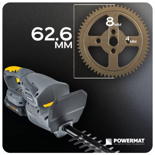 Fogaskerék (nagy) PM-NA-2AHM akkus sövényvágóhoz, 8 mm furat – Powermat (PM-NA-2AHM-ZA1)