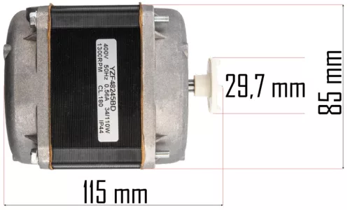 Motor PM-NAG-15EDN elektromos hőlégfúvóhoz, 15 kW-os géphez, 400 V – Powermat (PM-NAG-15EDN-SI)