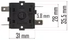 Kapcsoló PM-NAG-2.5EN elektromos hőlégbefúvóhoz, 5 érintkezős – Powermat (PM-NAG-2.5EN-PK)