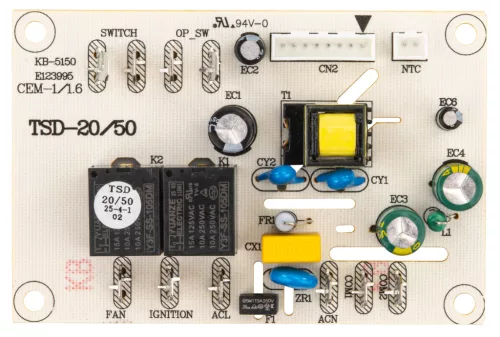 Vezérlőpanel készlet PM-NAG-20SN olajtüzelésű hőlégfúvóhoz, érzékelővel, 230 V – Powermat (PM-NAG-20SN-PCB)