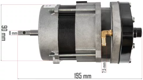 Motor szivattyúval PM-NAG-20SN olajos hőlégfúvóhoz, 20 kW, 230 V – Powermat (PM-NAG-20SN-SIP)