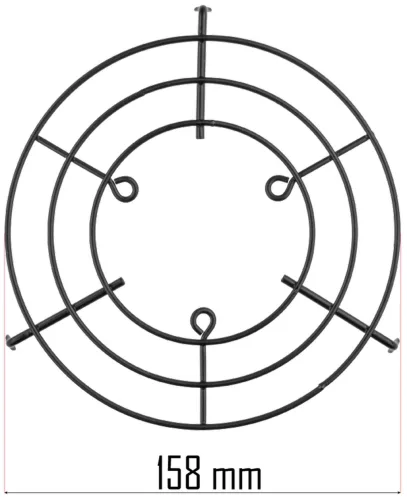 Védőrács PM-NAG-25GN gázüzemű hőlégfúvóhoz, 158 mm – Powermat (PM-NAG-25GN-KRT)
