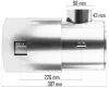 Égéstér (égőkamra) PM-NAG-30SKN olajtüzelésű hőlégfúvóhoz, 387 mm – Powermat (PM-NAG-30SKN-KSP)