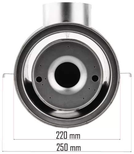 Égéstér (égőkamra) PM-NAG-30SKN olajtüzelésű hőlégfúvóhoz, 387 mm – Powermat (PM-NAG-30SKN-KSP)