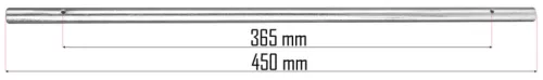 Keréktengely PM-NAG-30SKN olajtüzelésű hőlégfúvóhoz, acél, 450 mm – Powermat (PM-NAG-30SKN-ODK)