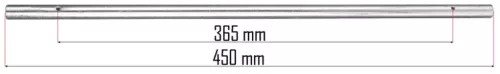 Keréktengely PM-NAG-40SKN olajtüzelésű hőlégfúvóhoz, acél, 450 mm – Powermat (PM-NAG-40SKN-ODK)