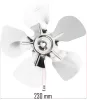 Ventilátor lapátkerék PM-NAG-40SKN olajos hőlégfúvóhoz, 230 mm – Powermat (PM-NAG-40SKN-WEN)