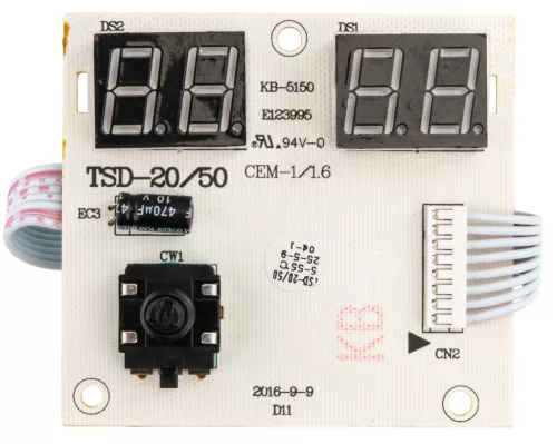 Vezérlőpanel készlet PM-NAG-40SN olajtüzelésű hőlégfúvóhoz, érzékelővel, 230 V – Powermat (PM-NAG-40SN-PCB)