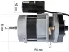 Motor szivattyúval PM-NAG-40SN olajos hőlégfúvóhoz, 40 kW, 230 V – Powermat (PM-NAG-40SN-SIP)