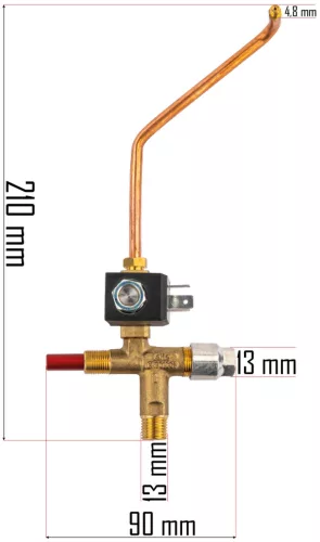 Gázszelep PM-NAG-65GN gázüzemű hőlégfúvóhoz, 1,5 bar, 230 V – Powermat (PM-NAG-65GN-ZG)