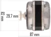 Motor PM-NAG-6EN elektromos hőlégbefúvóhoz, 6000 W-os géphez, 400 V – Powermat (PM-NAG-6EN-SI)