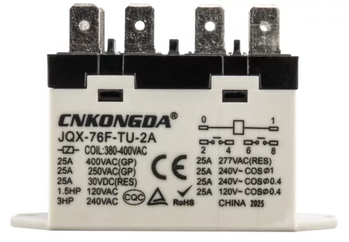 Mágneskapcsoló (kontaktor) PM-NAG-6EN elektromos hőlégfúvóhoz, 6 tűs – Powermat (PM-NAG-6EN-STY)