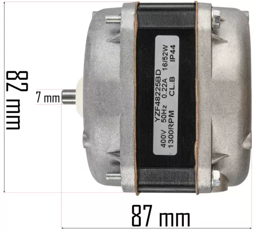 Motor PM-NAG-9EDN elektromos hőlégfúvóhoz, 9 kW-os géphez, 230 V – Powermat (PM-NAG-9EDN-SI)