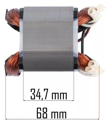 Állórész (sztátor) PM-NE-1600M elektromos ollóhoz, 32 mm-es rotorfurat – Powermat (PM-NE-1600M-SN)