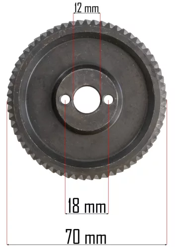 Fogaskerék PM-NE-1800M elektromos ollóhoz, 70 mm – Powermat (PM-NE-1800M-ZA)