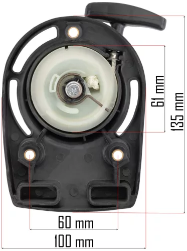 Berántó (indító) PM-OPS-60K benzines permetezőhöz, 135 × 100 mm – Powermat (PM-OPS-60K-ST)