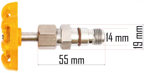 Visszacsapó szelep a visszafolyó ághoz PM-PDM-1500M festékszóró géphez, 9/16-18 – Powermat (PM-PDM-1500M-ZZ)