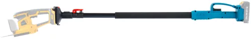 Teleszkópos hosszabbító nyél akkus metszőollóhoz és sövényvágóhoz, 107–175 cm – Powermat (PM-SA-21V-WYS)